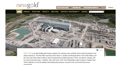 Desktop Screenshot of newgold.com